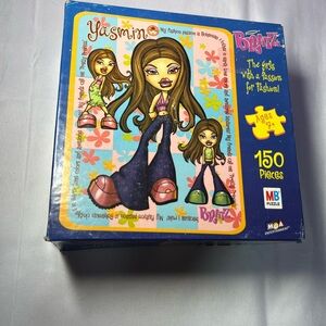Vintage Bratz Dolls Puzzle Yasmin 148 Pieces By Milton Bradley, RARE